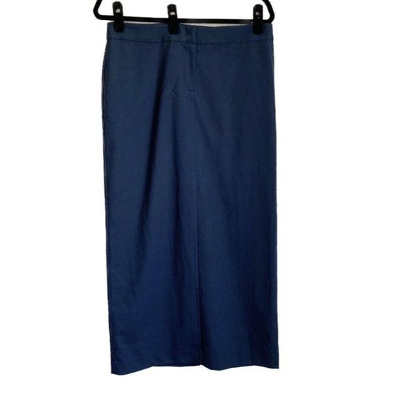 Jupe Fille Lands' End – Corduroy Bleu – Motif Jardin/pique-nique – Taille 8 – Taille Ajustable
